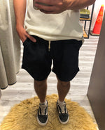 Short de pana negro