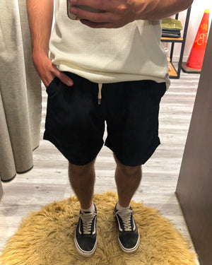 Short de pana negro