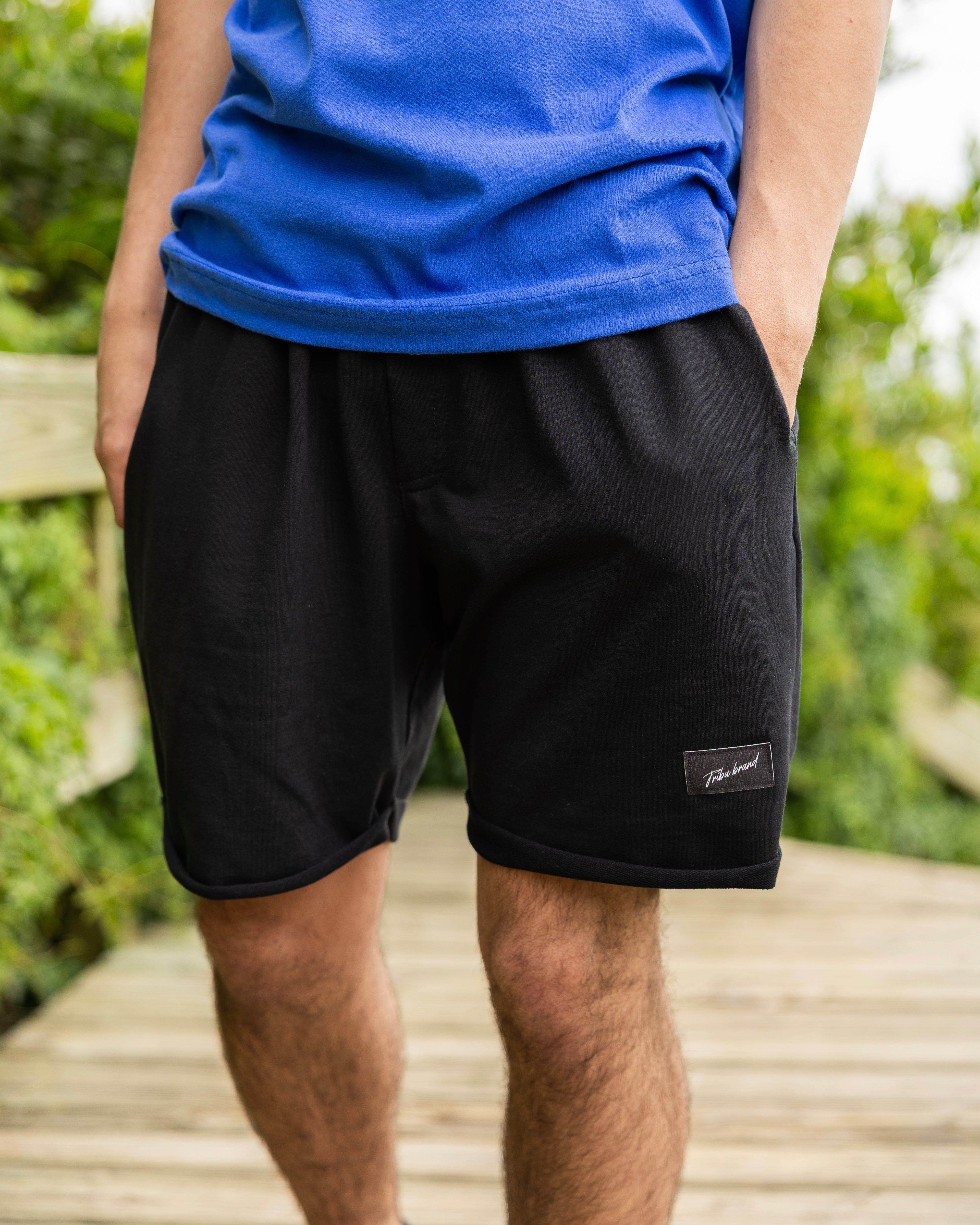 Short de algodón nergro