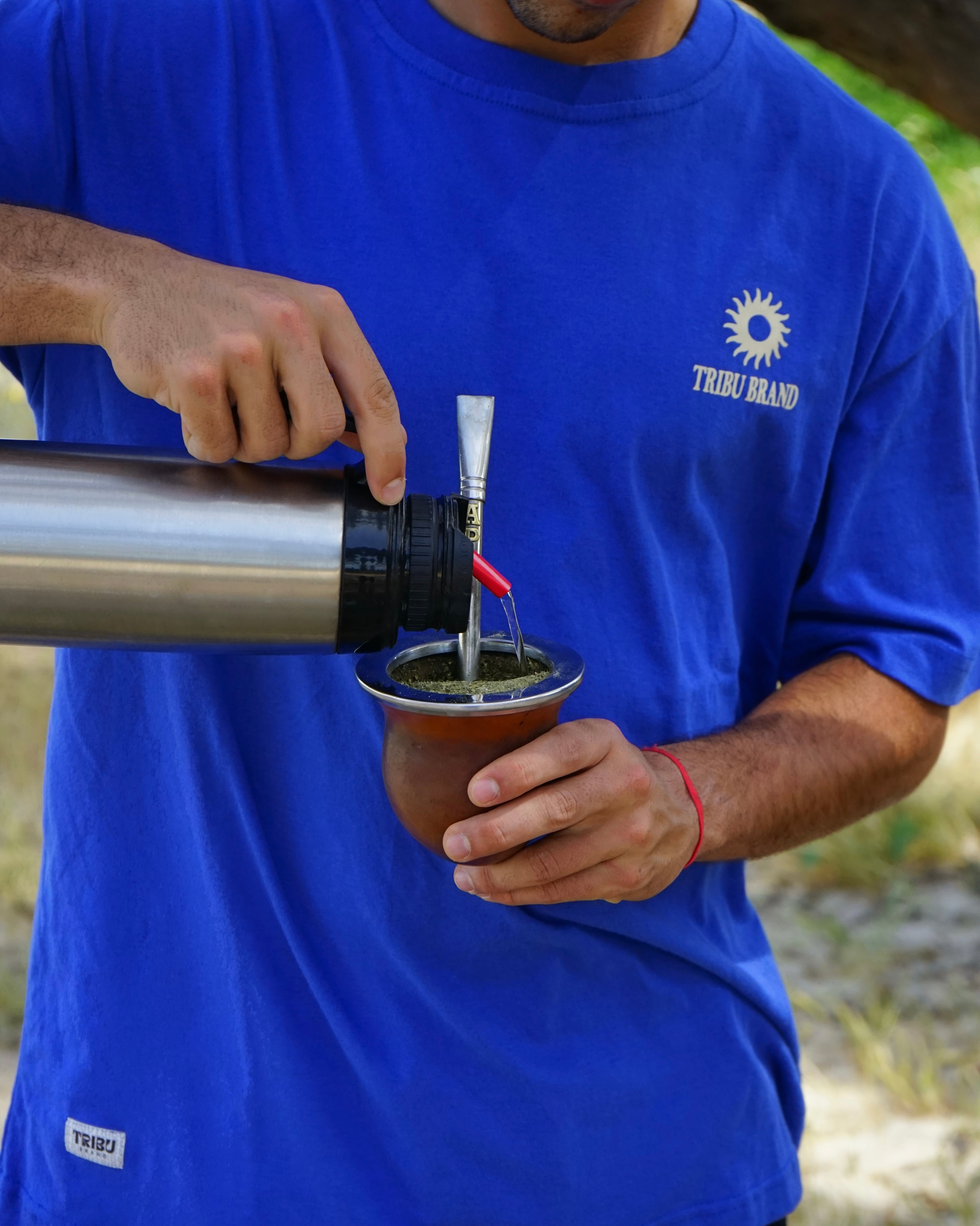 Remera over blue vibes