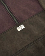 Buzo medio cierre oversized violet