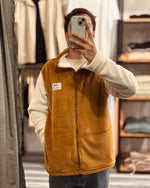 Campera peluche marrón
