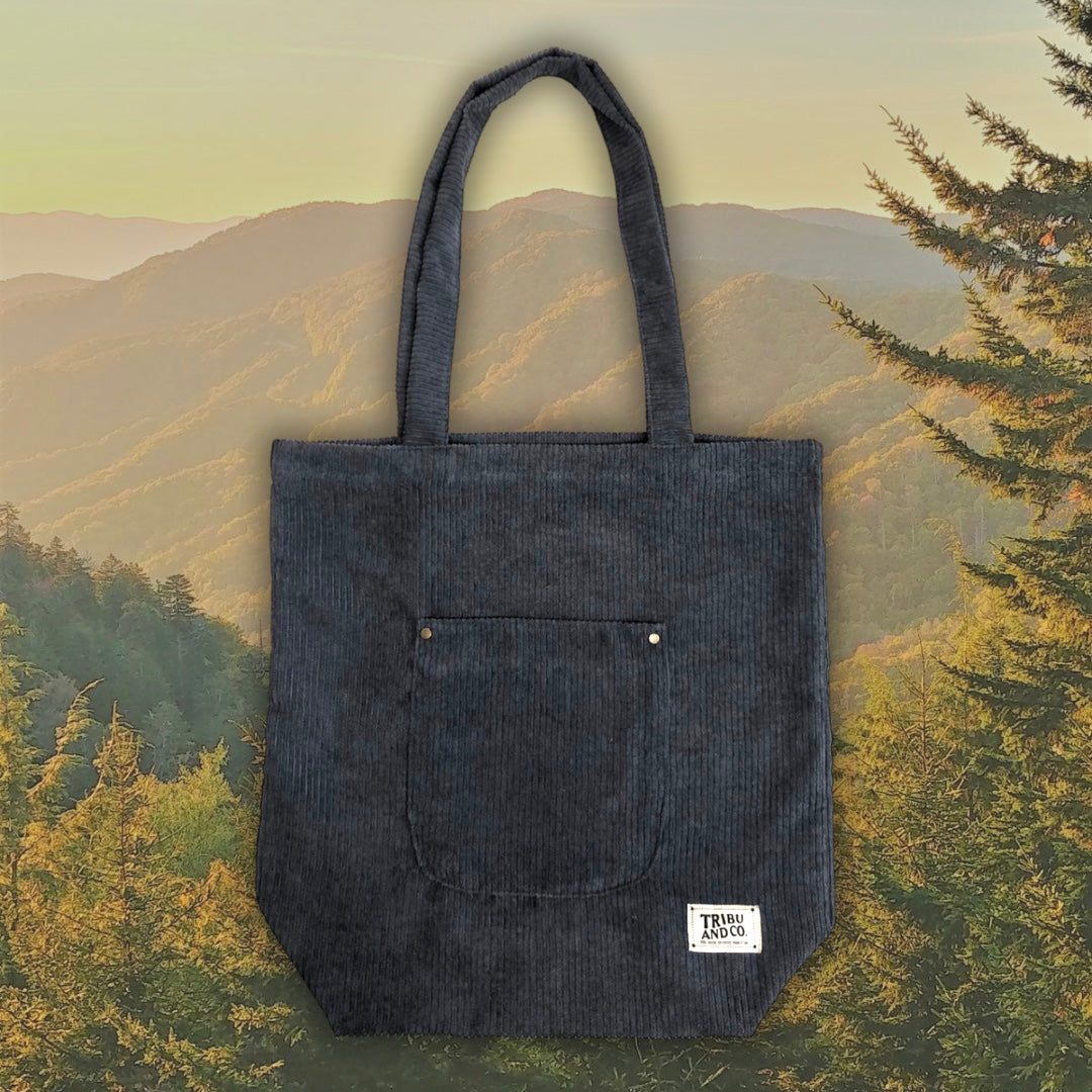 Bolso de pana jean