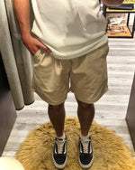 Short de pana crema