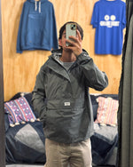 Rompeviento gris impermeable y térmico