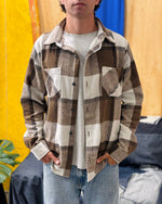 Sobrecamisa nórdica marrón