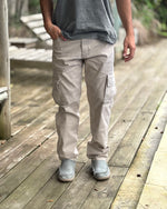 Pantalón cargo baggy semi-over arena