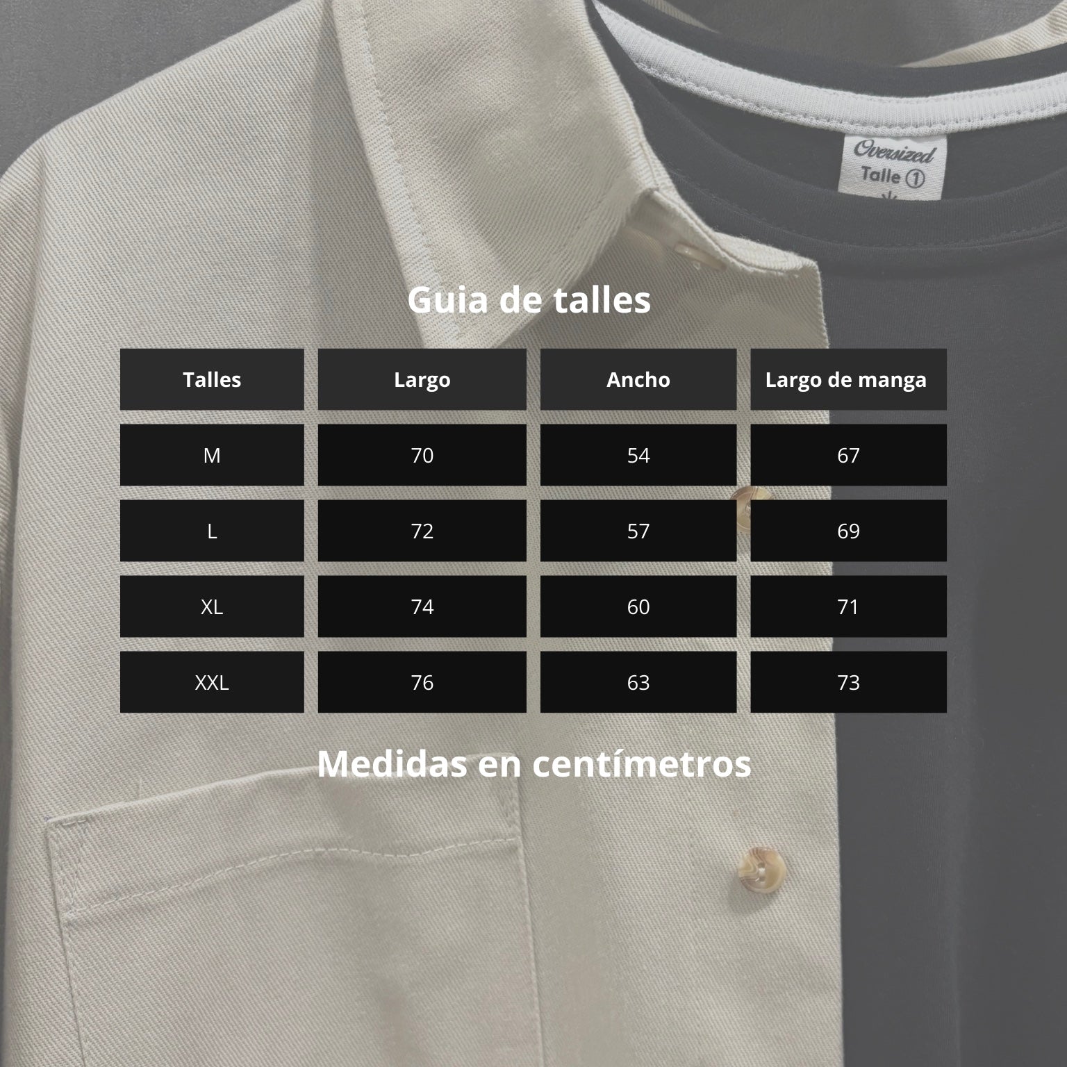 Sobrecamisa beige