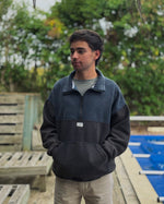 Buzo medio cierre oversized blue