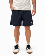 Short de Lino Azul marino